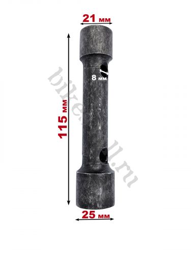 Ключ свечной 16-18 двусторонний 115 мм