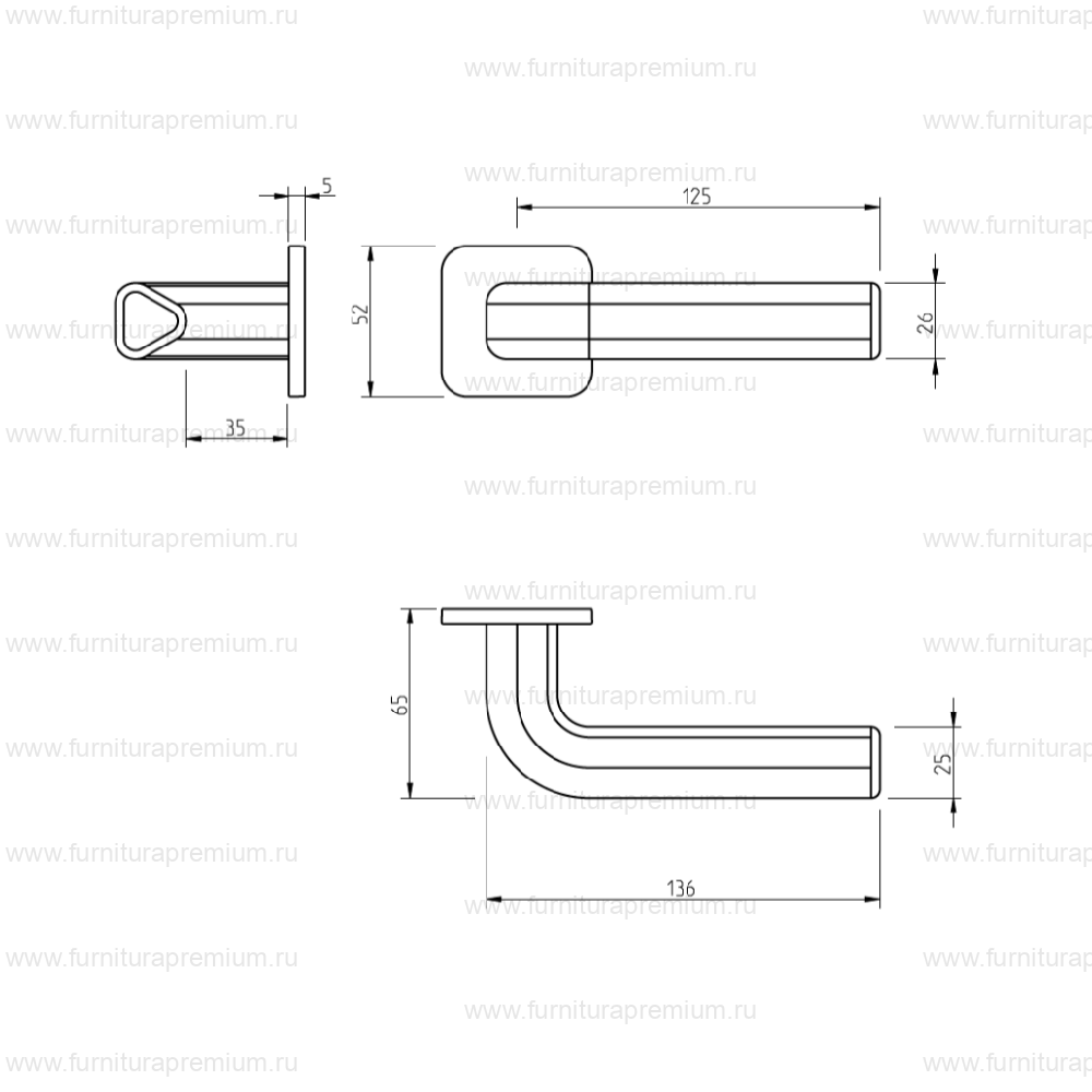 Ручка Tupai 6501 5S