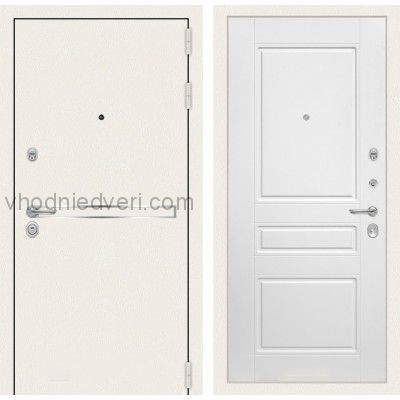 Входная дверь Лабиринт LINE WHITE - 03 Белый софт