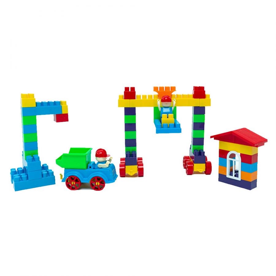 Конструктор "Морской порт", 74 детали в контейнере 4,5л.)