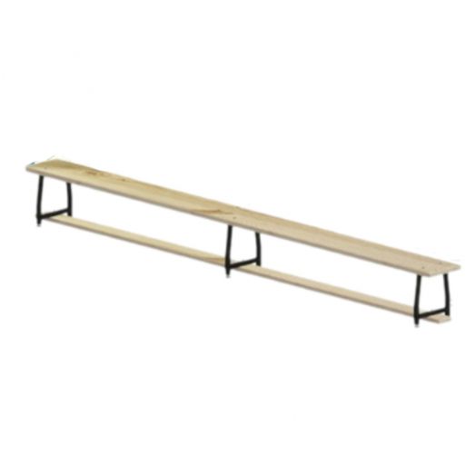 Скамейка гимнастическая   (меб.щит сосна) ножки с РО металлические