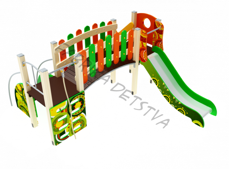 Детский игровой комплекс    Карапуз Горка 900   3280х3000х1700