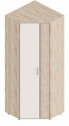 Шкаф угловой "Граф" Перламутр/Дуб баррик