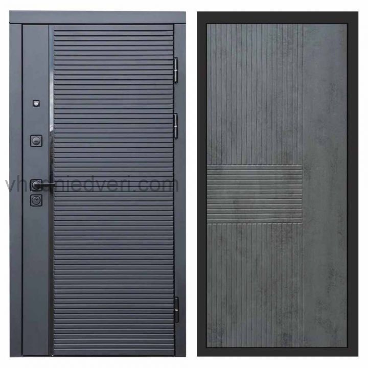 Входная дверь Termo-door Black Line - Мастино Бетон темный