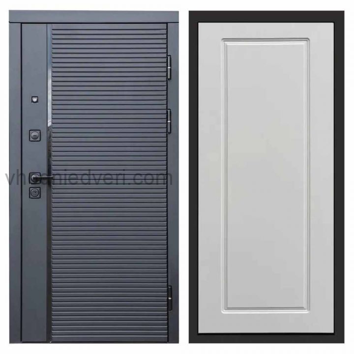 Входная дверь Termo-door Black Line - Гранд Белый софт
