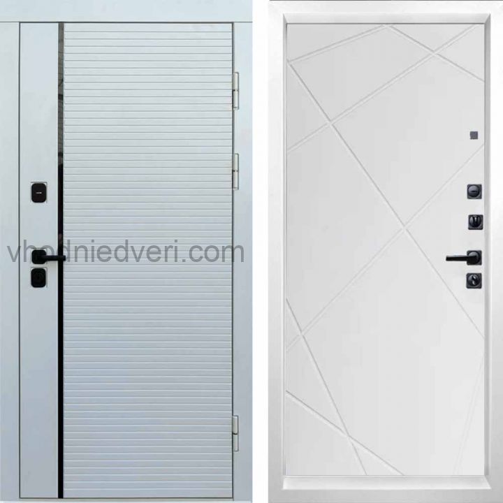 Входная дверь Termo-door WHITE LINE - Лучи Белый