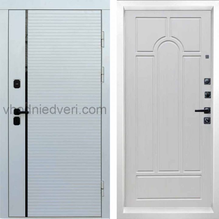 Входная дверь Termo-door WHITE LINE - Арка Лиственница