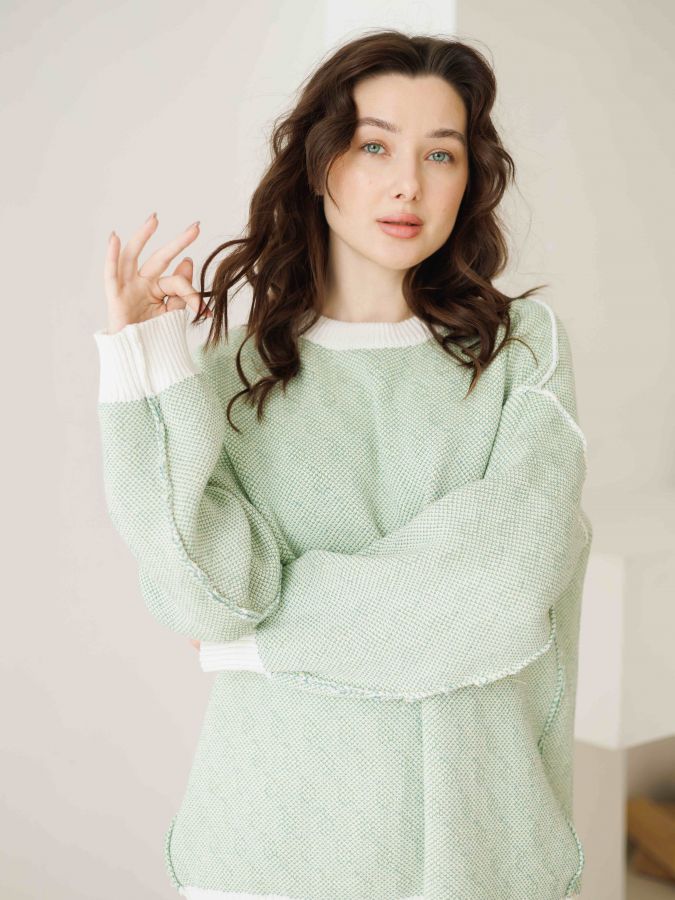 Свитер с лимонами