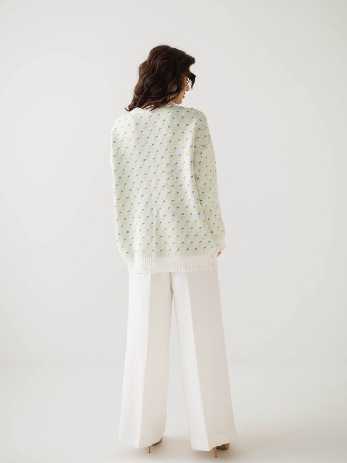 Свитер с лимонами