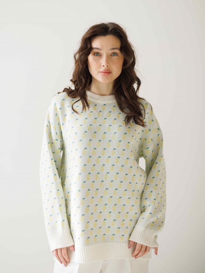 Свитер с лимонами
