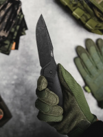Нож тактический Talion Blackwash Black