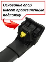 Багажник на крышу BMW X1 E84 2009-15, Turtle Air 2, аэродинамические дуги на интегрированные рейлинги (черный цвет)