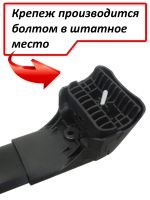 Багажник на Audi Q7 2015-..., Turtle Air 3, аэродинамические дуги (черный цвет)