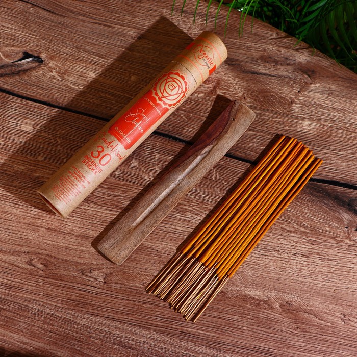 Благовония «Organic. Чакры», аромапалочки, Свадхистана, набор 30 шт, с подставкой