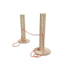 Стойки для прыжков в высоту из фанеры со шнуром 600 мм