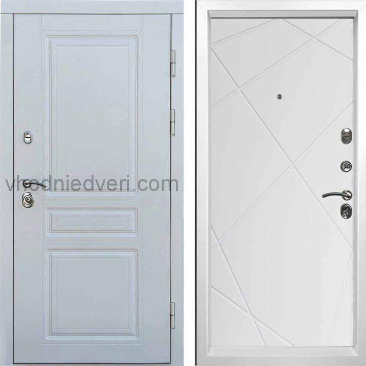 Входная дверь Termo-door Орегон WHITE - Лучи Белый