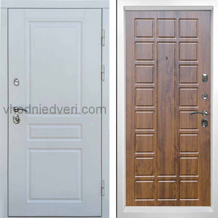 Входная дверь Termo-door Орегон WHITE - Престиж Дуб