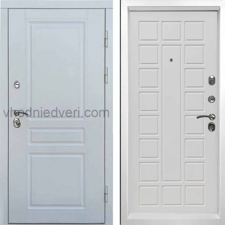 Входная дверь Termo-door Орегон WHITE - Престиж Бежевый матовый