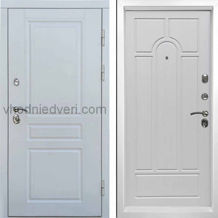 Входная дверь Termo-door Орегон WHITE - Арка Лиственница