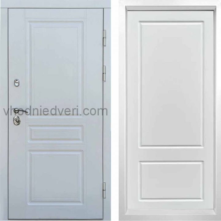 Входная дверь Termo-door Орегон WHITE - Марсель Белый софт