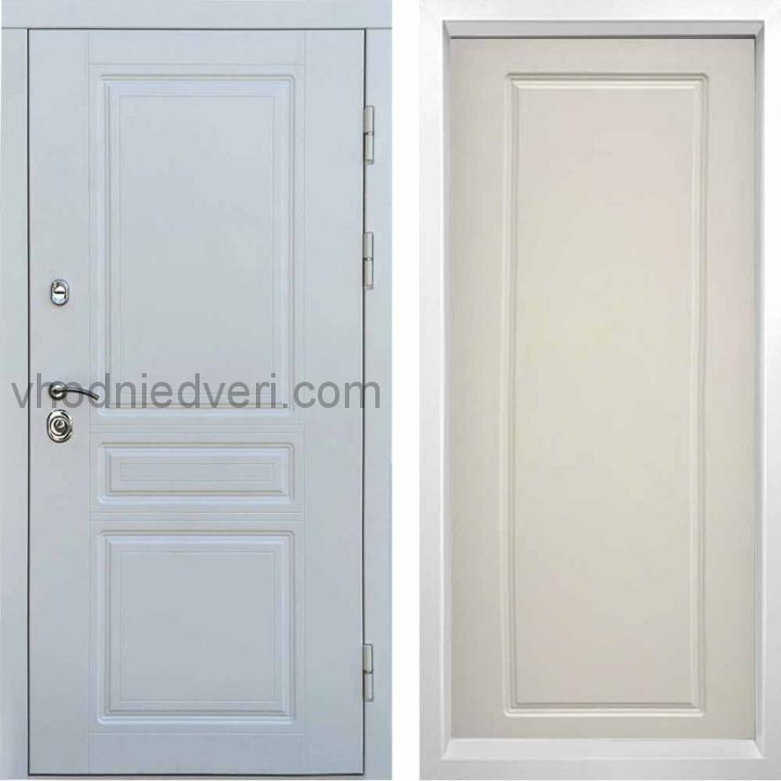 Входная дверь Termo-door Орегон WHITE - Гранд Слоновая кость