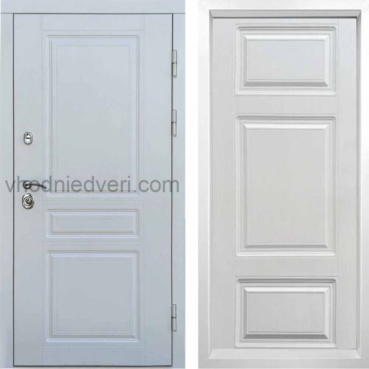Входная дверь Termo-door Орегон WHITE - Лион Лиственница