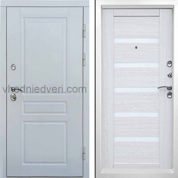 Входная дверь Termo-door Орегон WHITE - Царга Лиственница