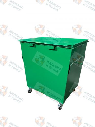 Металлический мусорный контейнер