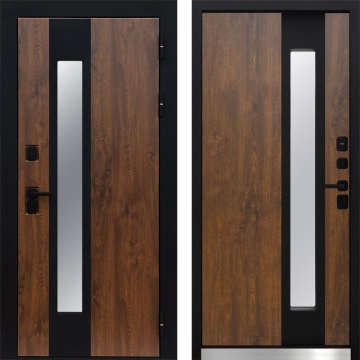 Дверь Входная Termo-door Арктика Дуб/Дуб с Терморазрывом и Стеклопакетом