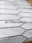 ROYAL СARRARA  Плитка мозаика белая с серыми прожилками PORCELAIN, 257.5*313*6 (ORRO Mosaic)