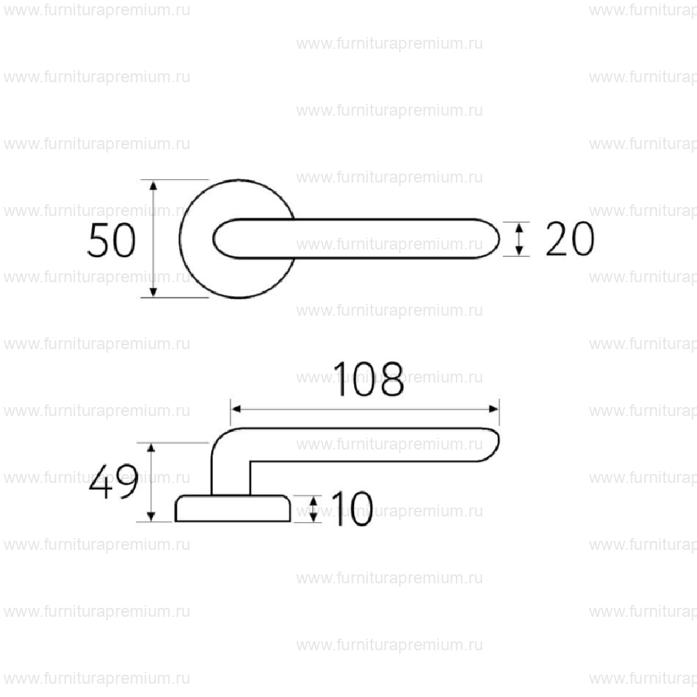 Ручка Fratelli Cattini Emma D1
