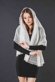 Палантин ажурный 140*60 см