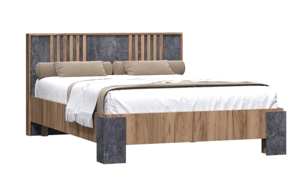 Модульная спальня Марракеш Дуб вотан / Цемент темный