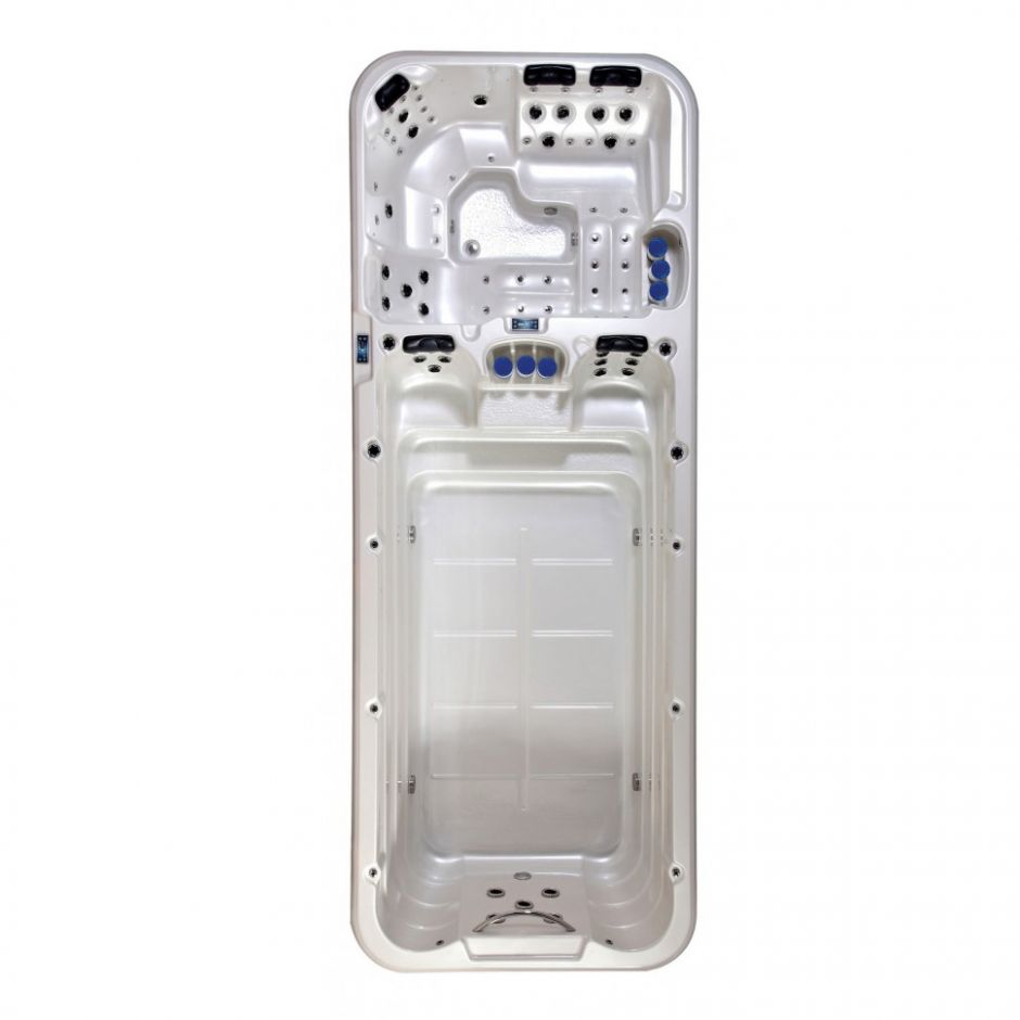 Изображение СПА бассейн с противотоком Bigeer Леоне BG-6609 на шесть человек 585х225