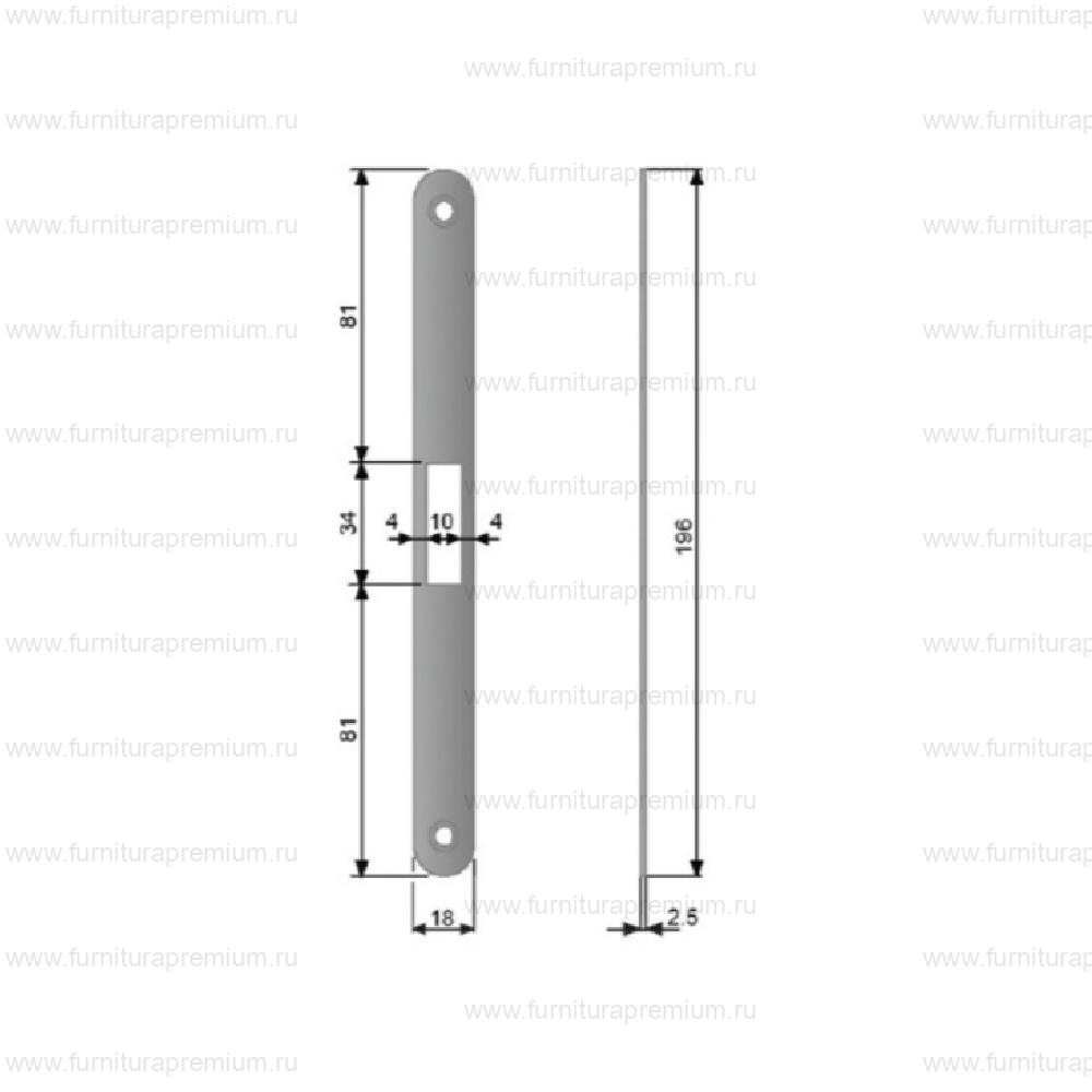 Ответная планка для Mediana Evolution  (B01000.24)