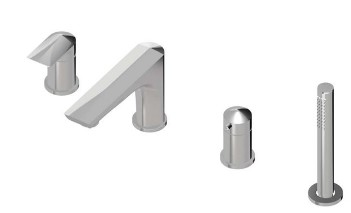 Изображение Смеситель для ванны Newform Delta Zero 72282C.21.018