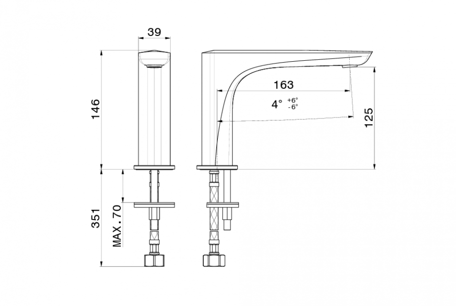 Излив Newform Delta Zero 72206.21.018 ФОТО