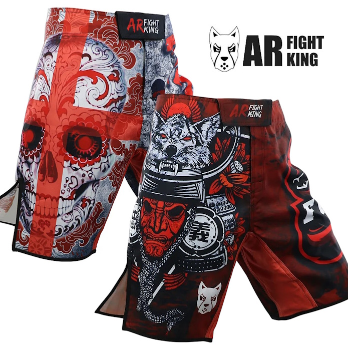 ММА шорты ARFIGHTKING Scull & Samurai