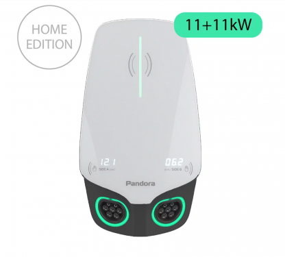 Настенная зарядная станция Pandora Wall-E DUO Home Edition AC 11+11 кВт