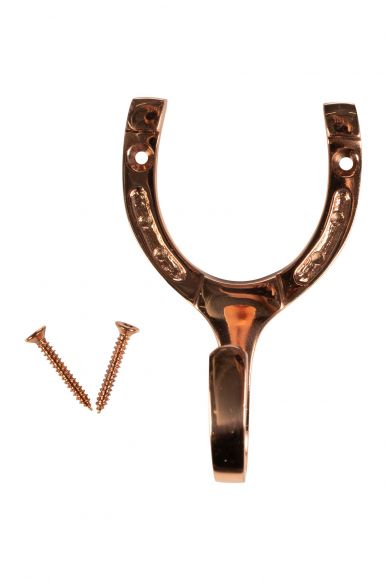 Крючок - подкова "латунь" HKM.