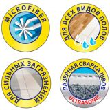 Сменная насадка из микрофибры Hausmann Cosmic Home plus к швабре НМ-47 арт.HM-471