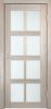 Межкомнатная Дверь Verda К-8 Лиственница Кремовая со Стеклом Сатинат Белое 2000х900мм (Полотно+Коробка+5 Наличников) / Верда.
