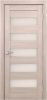 Межкомнатная Дверь Verda Х-4 Лиственница Кремовая со Стеклом Сатинат Белый 2000х700мм (Полотно+Коробка+5 Наличников) / Верда.