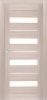 Межкомнатная Дверь Verda Х-5 Лиственница Кремовая со Стеклом Сатинат Белый 2000х800мм (Полотно 1шт) / Верда.