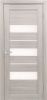Межкомнатная Дверь Verda Х-7 Лиственница Белая со Стеклом Сатинат Белый 2000х600мм (Полотно+Коробка+5 Наличников) / Верда.