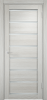 Межкомнатная Дверь Verda Мюнхен 05 ДО Слоновая Кость со Стеклом Сатинато 2000х400мм (Полотно 1шт) / Верда.