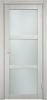 Межкомнатная Дверь Verda Баден 02 ДО Слоновая Кость со Стеклом Сатинато 1900х550мм (Полотно+Коробка+5 Наличников) / Верда.