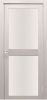 Межкомнатная Дверь Verda Z-6 Лиственница Белая со Стеклом Сатинат Белый 2000х800мм (Полотно+Коробка+5 Наличников) / Верда.
