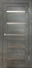 Межкомнатная Дверь Verda Бавария 15 3Д-Люкс Дуб Эдисон Серый со Стеклом Сатинато 2000х900мм (Полотно 1шт) / Верда.