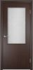 Строительная Дверь Verda Дверь с Четвертью 58 Венге со Стеклом Бали 2000х600мм (Полотно 1шт) / Verda.